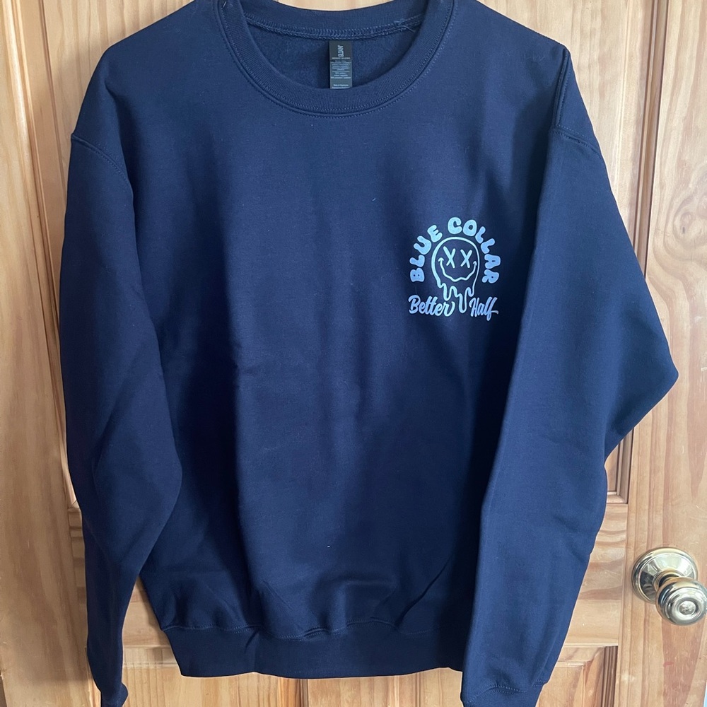 Save a horse ride a blue collar man crewneck